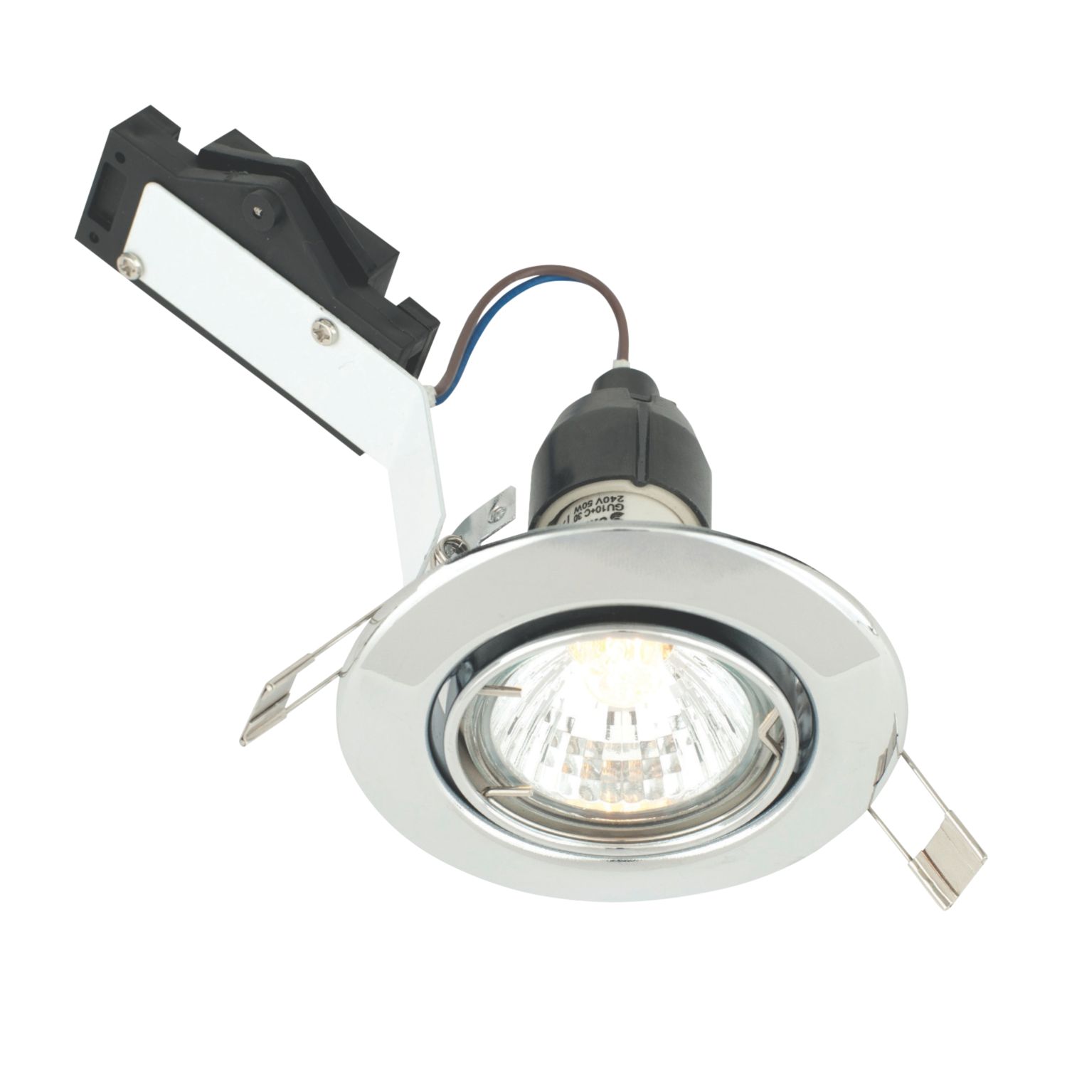LAP Adjustable Mains Voltage Downlight Polished Chrome (74987)