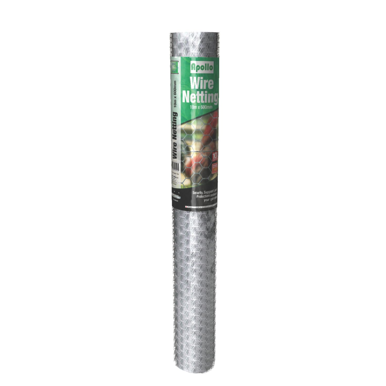 Apollo 25mm Galvanised Wire Netting 0.6m x 10m (74993)