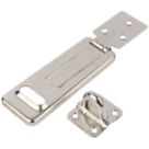 Smith & Locke Hasp & Staple Nickel 118mm