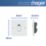 Hager Sollysta WMDP84N 20A 1-Gang 2P+E Control Switch White with LED