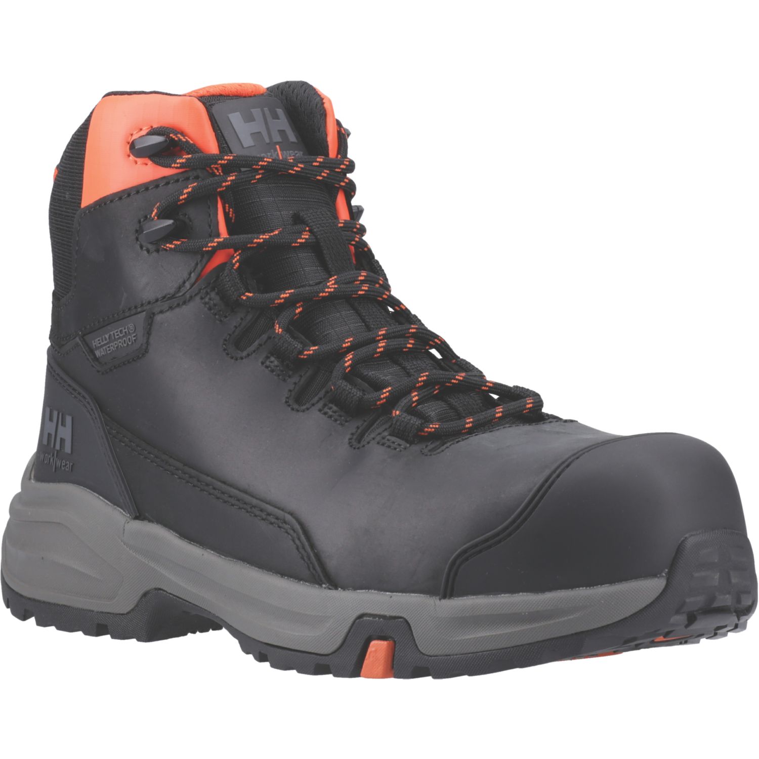 Helly Hansen Size 12 Black Waterproof Safety Boots (749CM)