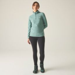 Regatta Sweethart Half Zip Womens Fleece Ivy Moss Size 12