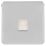 Schneider Electric Lisse Deco 1-Gang Slave Polished Chrome with White Inserts