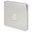 Schneider Electric Lisse Deco 1-Gang Slave Polished Chrome with White Inserts