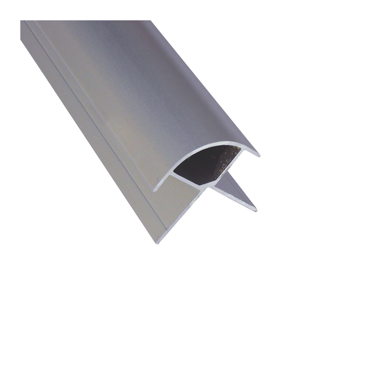 Splashwall External Corner Matt Silver 2420mm x 11mm (749GV)