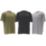 DEWALT Performance Short Sleeve T-Shirt Black/Gunsmoke/Grey Large 45" Chest 3 Pack