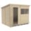 Forest  8' x 6' (Nominal) Pent Overlap Timber Shed with Assembly