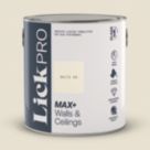 LickPro Max+ 2.5Ltr White 05 Eggshell Emulsion  Paint