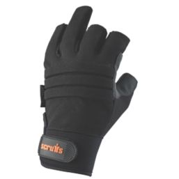 Scruffs Trade Precision Work Gloves Black Grey Large Screwfix