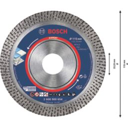 Bosch Expert Porcelain Diamond Cutting Disc 115mm x 22.23mm