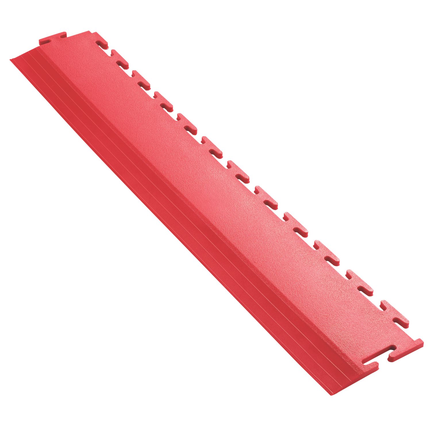 Ecotile E500/7 Interlocking Corner Edge Ramps Red 590mm x 90mm 2 Pack (749RV)