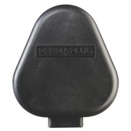 Masterplug Work Power 15A Unfused Round Pin Heavy Duty Plug Black