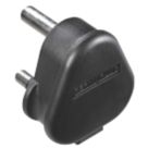 Masterplug Work Power 15A Unfused Round Pin Heavy Duty Plug Black