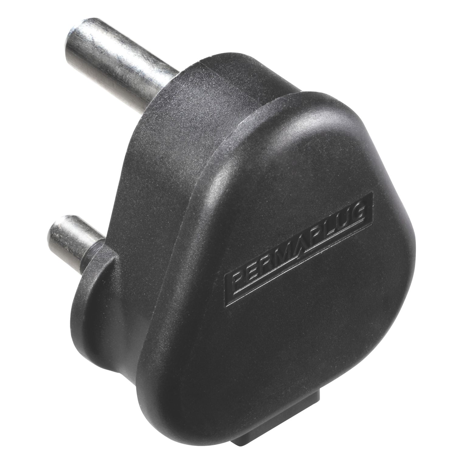 Masterplug Work Power 15A Unfused Round Pin Heavy Duty Plug Black (749XF)