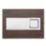 Fluidmaster Schwab Caro 12400 Dual-Flush Flushing Plate Wood Effect Wenge