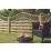Forest Prague  Lattice Curved Top Fence Panels Natural Timber 6' x 5' Pack of 7