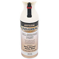 Rust-oleum Universal Spray Paint Satin White 400ml