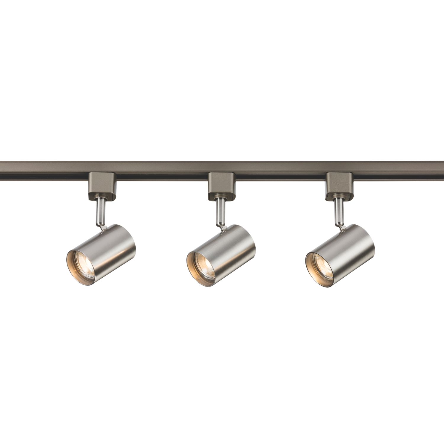 Knightsbridge 1-Circuit Track Lighting Kit 1m Brushed Chrome (750GE)