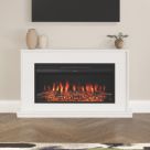 Be Modern Farleigh Grande Electric Fire Suite White 1320mm x 250mm x 760mm