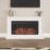 Be Modern Farleigh Grande Electric Fire Suite White 1320mm x 250mm x 760mm