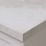 Wilsonart Omega Modern Terzo Matt White & Grey Stone Effect Laminate Breakfast Bar 4100mm x 900mm x 38mm
