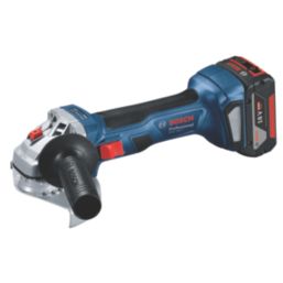 Bosch GWS 18V-7 18V 2 x 4.0Ah Li-Ion Coolpack 4 1/2" Brushless Cordless Angle Grinder