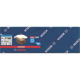 Bosch Expert C470 180 Grit 8-Hole Punched Multi-Material Sanding Sheets 186mm x 93mm 50 Pack