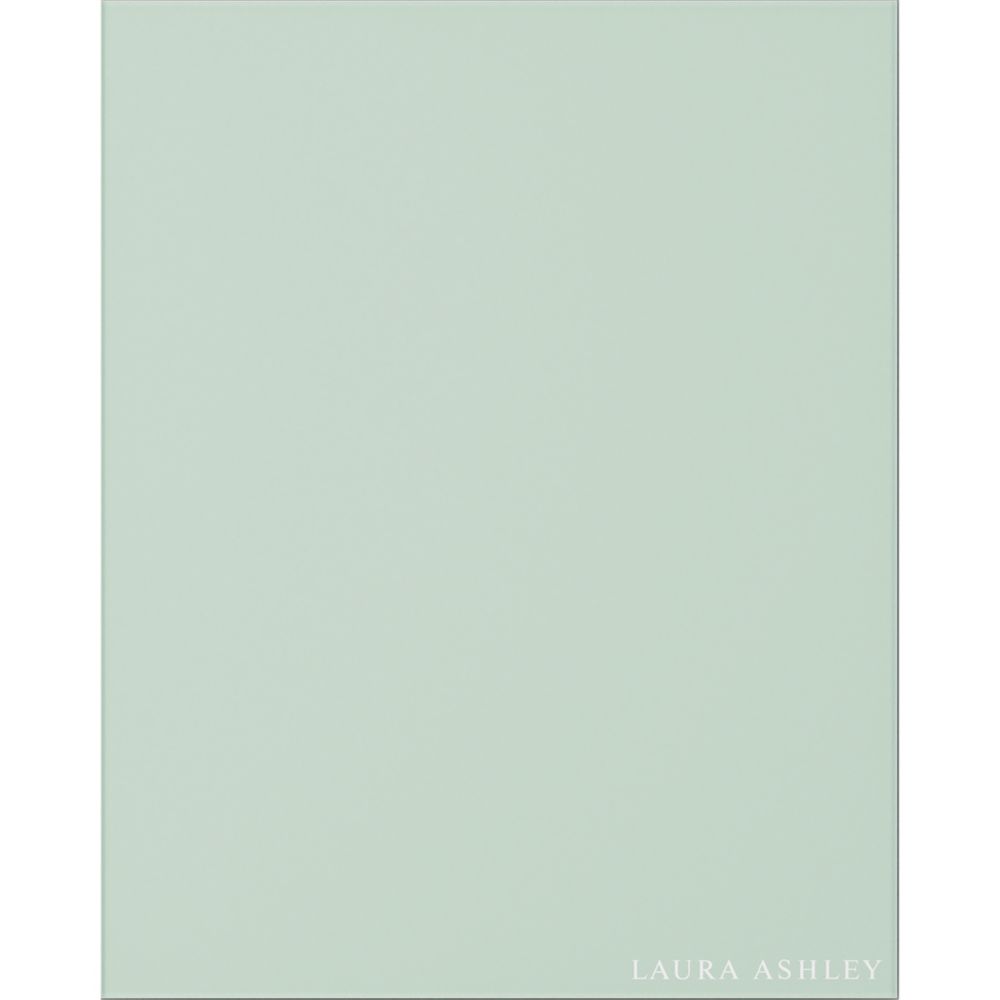 Laura Ashley  Eau de Nil Green Self-Adhesive Glass Kitchen Splashback 600mm x 750mm x 6mm