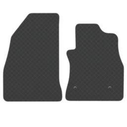 Car Mat Co. Fiat Doblo 2010 on Rubber Car Mats 2 Piece Set