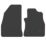 Car Mat Co. Fiat Doblo 2010 on Rubber Car Mats 2 Piece Set