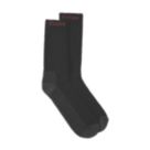 Dickies  Work Socks Black  6-8.5 2 Pairs