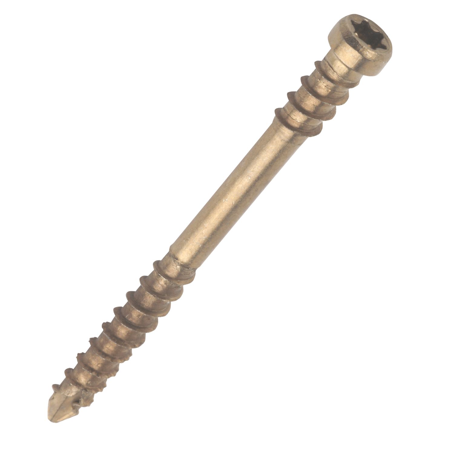 Spax TX Cylindrical Self Drilling Antique Decking Screws 5mm x 60mm 100 Pack (7514F)