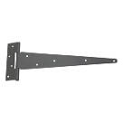 Smith & Locke Black Powder-Coated Strong Tee Hinges 500mm 2 Pack