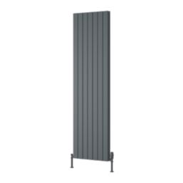 Reina Piatto Double 1800mm x 520mm 5572BTU Anthracite Vertical Designer Radiator