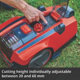 Einhell 18V 3.0Ah Li-Ion Power X-Change Brushless Cordless 18cm Freelexo Cam 500 Robot Lawn Mower