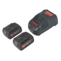 Fein 92604244240 18V 2.0Ah Li-Ion Coolpack Battery & Charger Set 3 Pack