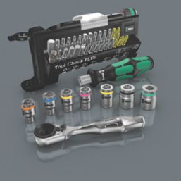 Wera Zyklop Interchangeable Tool-Check Plus Ratchet, Socket & Bit 