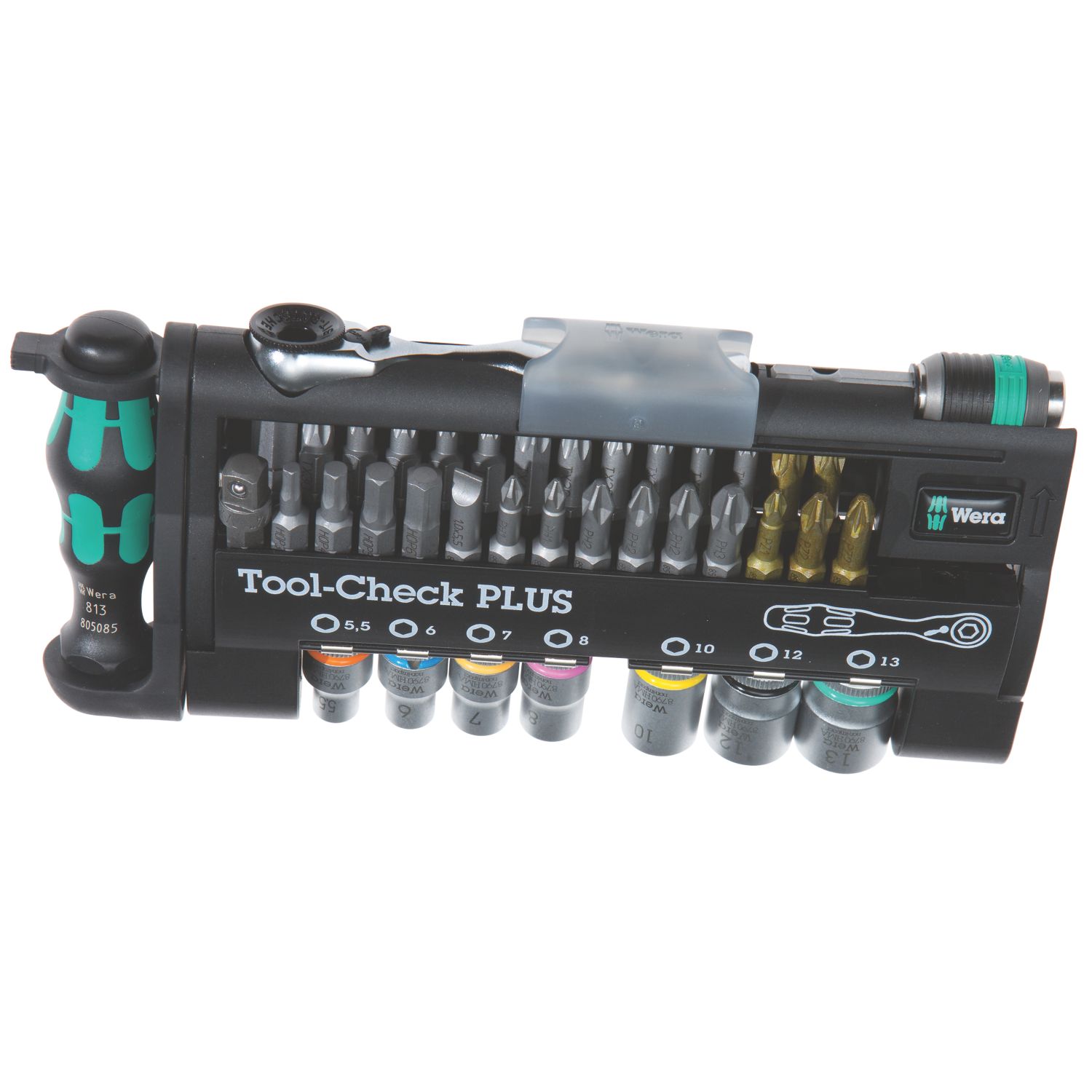 Wera Zyklop Interchangeable Tool-Check Plus Ratchet, Socket & Bit Set 39 Pieces (751FP)