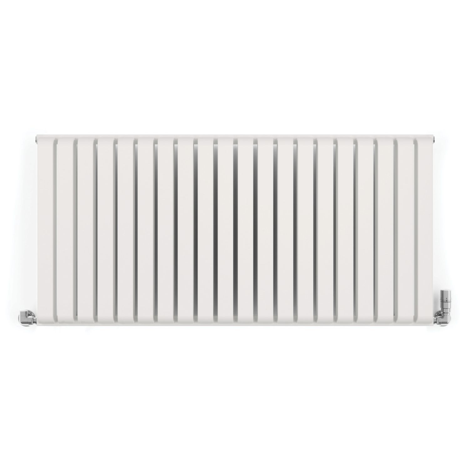 Terma Warp Room 630mm x 1305mm 4931BTU Matt White Horizontal Designer Radiator (751HE)