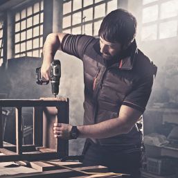 Scruffs Worker Body Warmer Black/Charcoal Medium 42" Chest