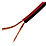 Time 2043Y Black/Red 2-Core 0.19mm² Speaker Cable 10m Coil