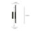 Eglo Serricella Outdoor LED Wall Light Black 5W 1100lm