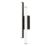 Eglo Serricella Outdoor LED Wall Light Black 5W 1100lm