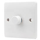 Vimark Pro 1-Gang 2-Way LED Dimmer Switch  White with White Inserts