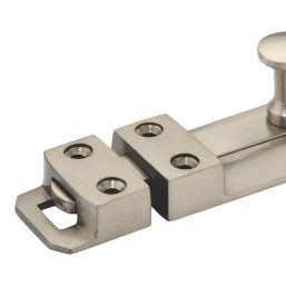 Smith & Locke Straight Door Bolt Satin Nickel 150mm