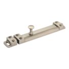 Smith & Locke Straight Door Bolt Satin Nickel 150mm