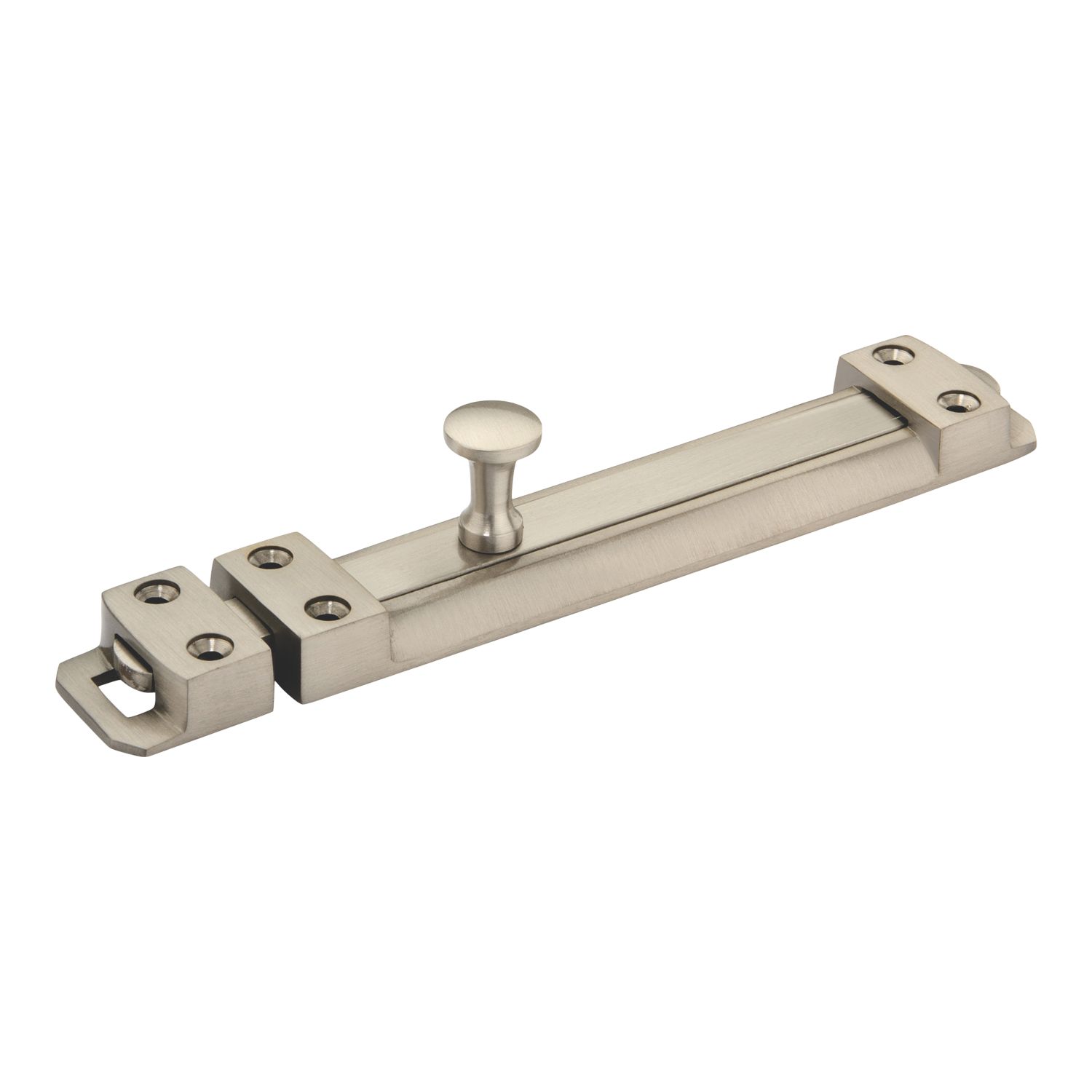 Smith & Locke Straight Door Bolt Satin Nickel 150mm (751PX)