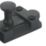 Smith & Locke Flat Door Bolt Matt Black 40mm