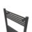 Flomasta 1800mm x 600mm 2890BTU Black Flat  Towel Radiator