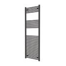 Flomasta 1800mm x 600mm 2890BTU Black Flat  Towel Radiator
